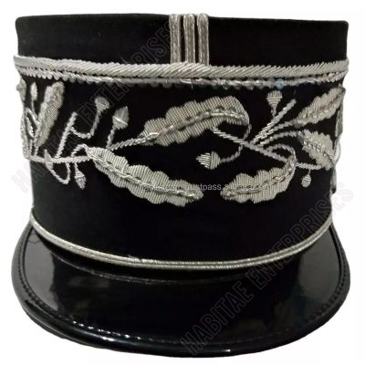 Hand Embroidered Commissaire De Police French General Kepi Hats