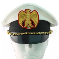 Custom Military White Color Navy Officer Visor Hats