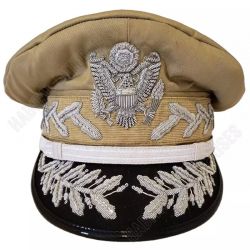 U.S WW2 Douglas MacArthur General Officers Embroidered Visor Cap