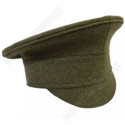 Khaki Dress Peaked Service British Military Cap