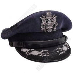 Vintage US Air Force Officer Dress Visor Cap Hat