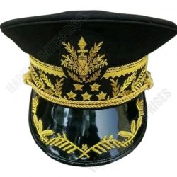 Cameroon General Peaked Cap Cops Cap Hand Embroidery Badges
