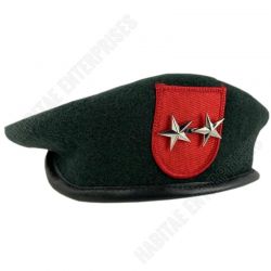 US Army 7th Special Forces Group Green Beret 2Star Major General Beret Cap